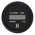 Faria Beede Instruments 2" Digital Hourmeter Gauge - 12-32V - Euro Black 12835